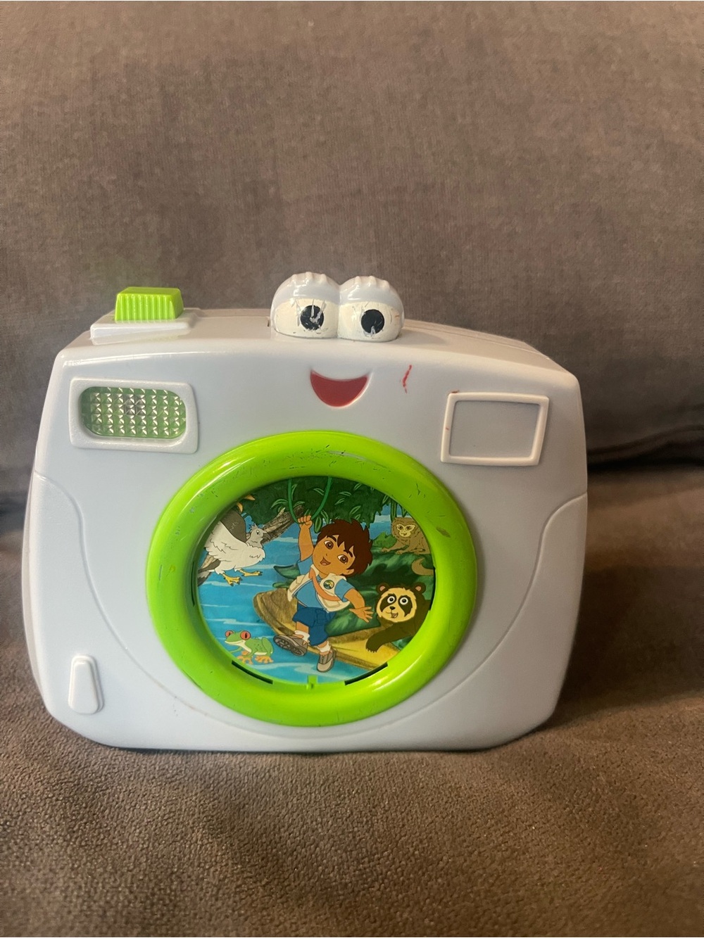Nickelodeon White and Bright Green Kids Play Camera